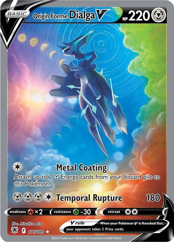 Origin Forme Dialga V (Alternate Full Art) — Astral Radiance
