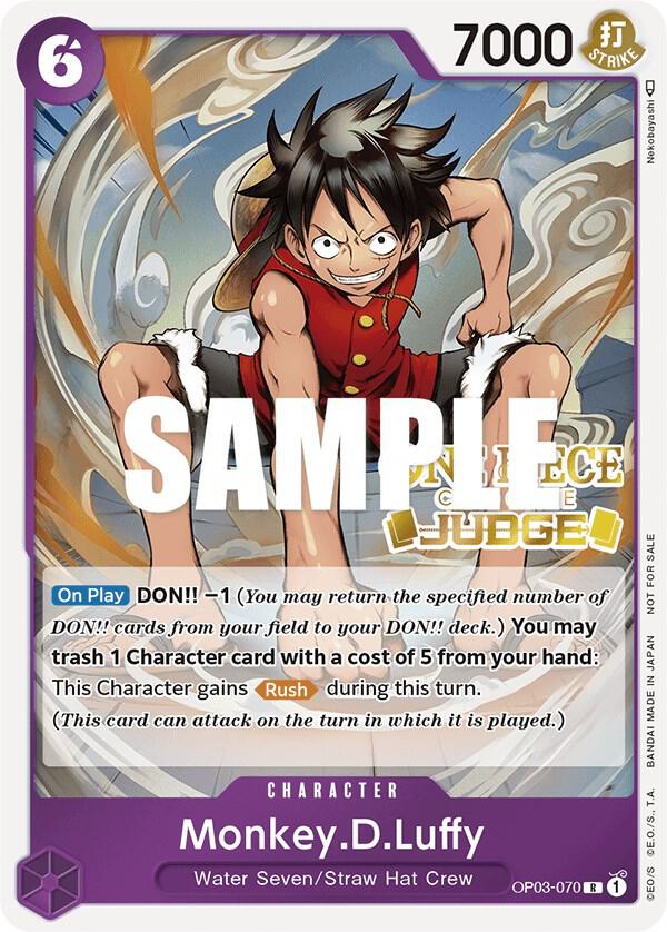 Monkey.D.Luffy (Judge Pack Vol. 2) — One Piece Promotion Cards