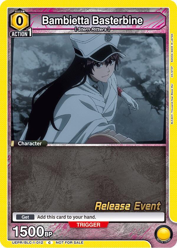 Bambietta Basterbine (012) — BLEACH: Thousand-Year Blood War Release Event Cards