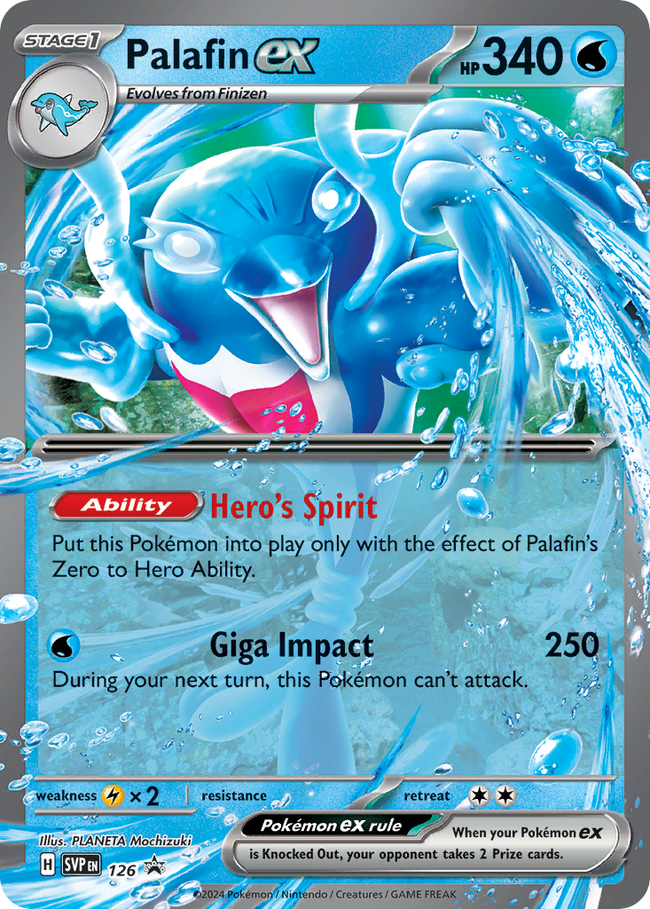 Palafin ex · Scarlet & Violet Promo · 126