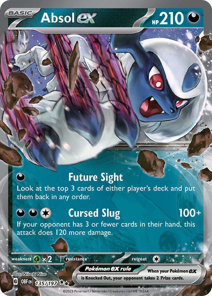 Absol ex · Obsidian Flames · 135/197
