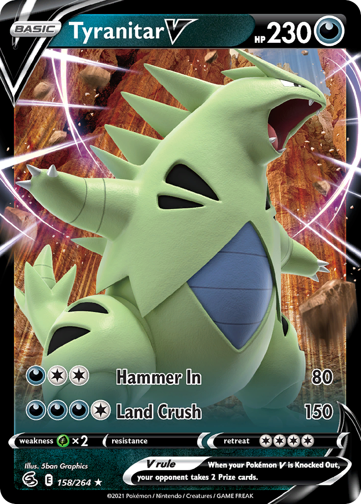 Tyranitar V · Fusion Strike · 158/264