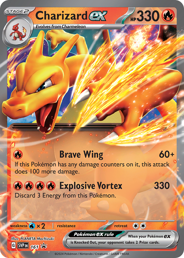Charizard ex · Scarlet & Violet Promo · 161