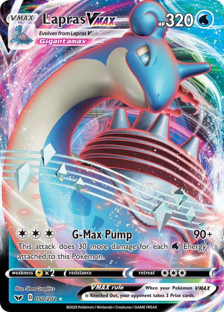 Lapras VMAX — Sword & Shield Base Set