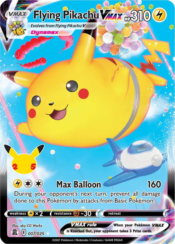 Flying Pikachu VMAX — Celebrations