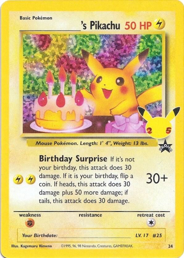 ______'s Pikachu — Celebrations: Classic Collection
