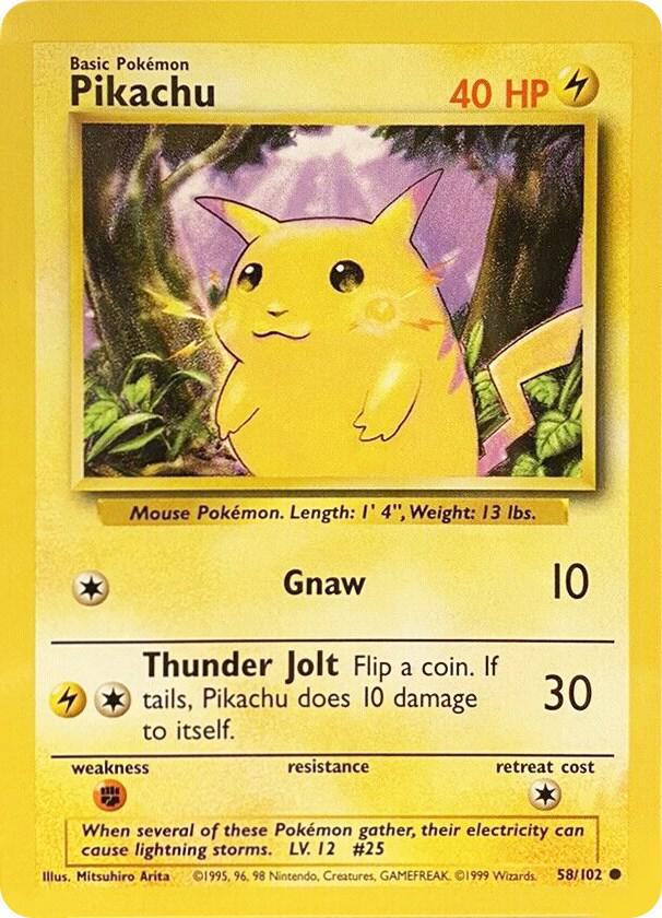 Pikachu — Base Set (Unlimited)