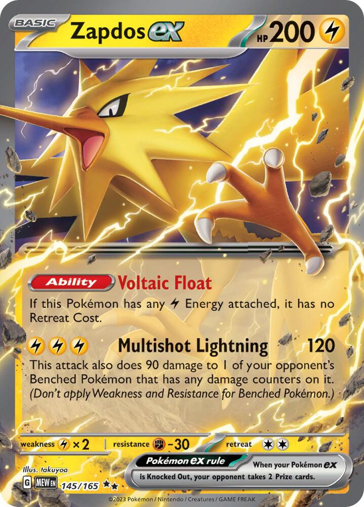 Zapdos ex — SV: 151
