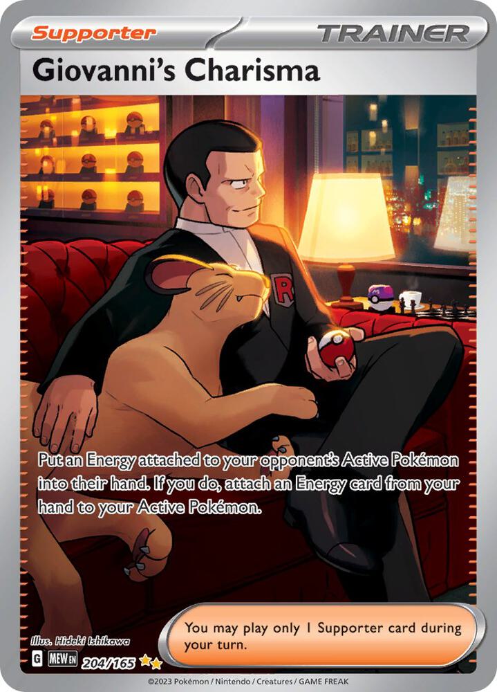 Giovanni's Charisma — SV: 151