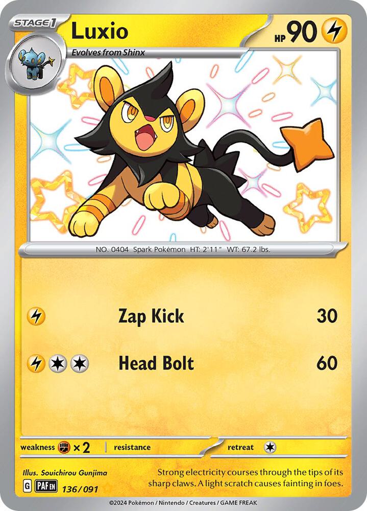 Luxio — Paldean Fates
