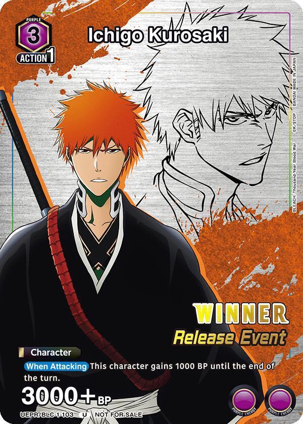 Ichigo Kurosaki (Release Event Winner) — BLEACH: Thousand-Year Blood War Release Event Cards