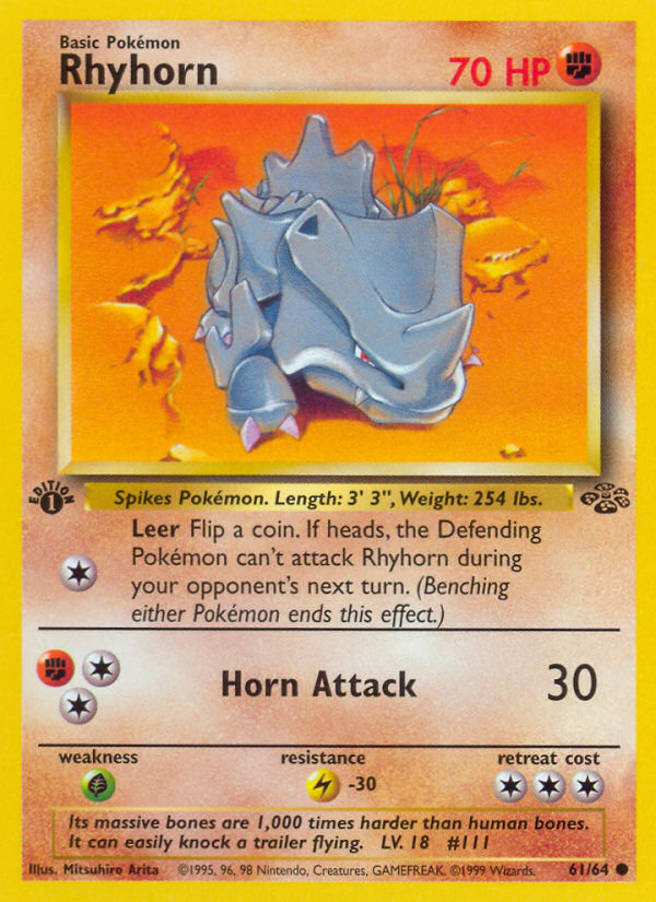 Rhyhorn · Jungle · 61