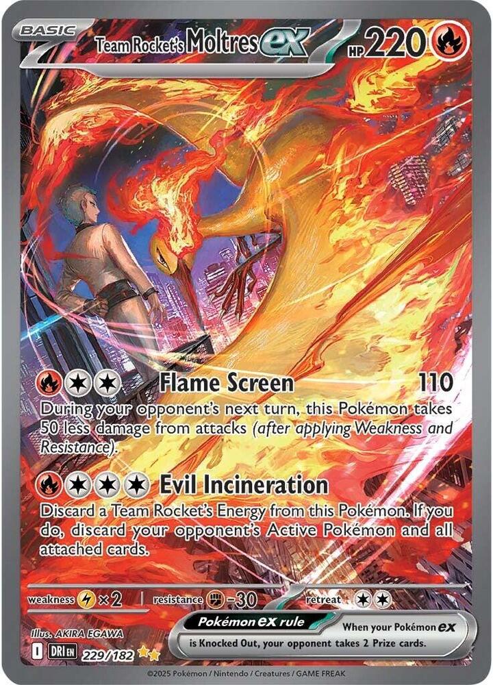 Team Rocket's Moltres ex — Destined Rivals