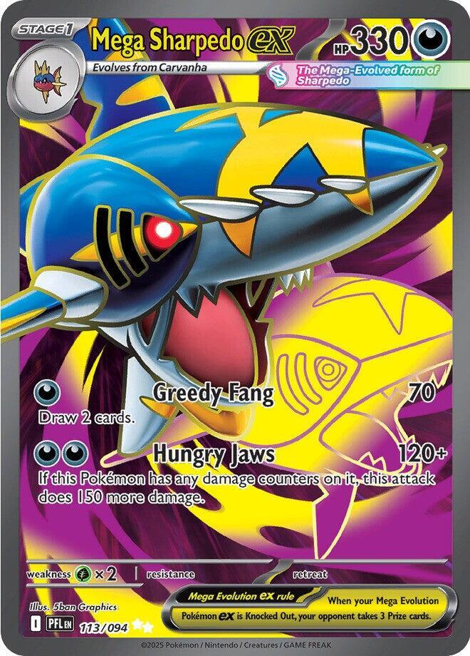 Mega Sharpedo ex — Phantasmal Flames