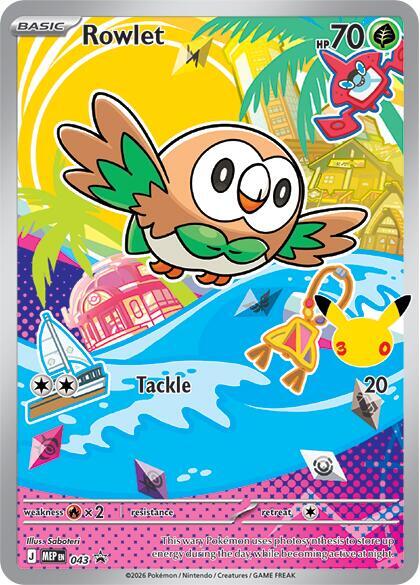 Rowlet — Mega Evolution Promos