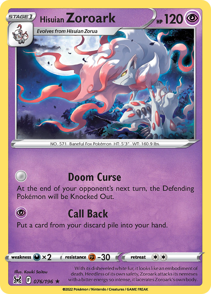 Hisuian Zoroark (Gamestop Exclusive)