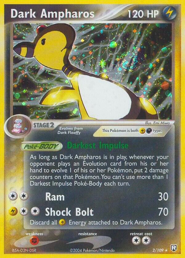 Dark Ampharos — EX Team Rocket Returns