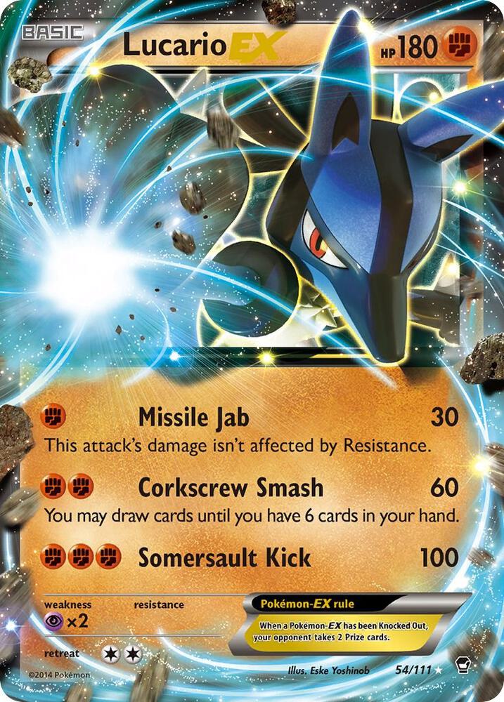 Lucario EX — Furious Fists