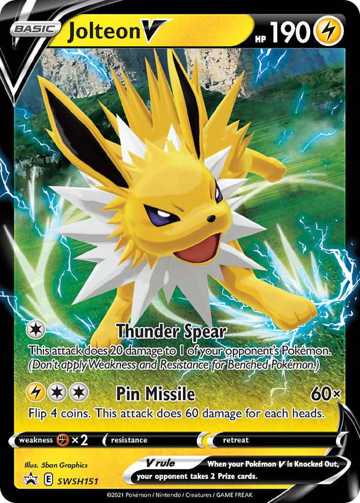 Jolteon V · Sword & Shield Promo · SWSH151